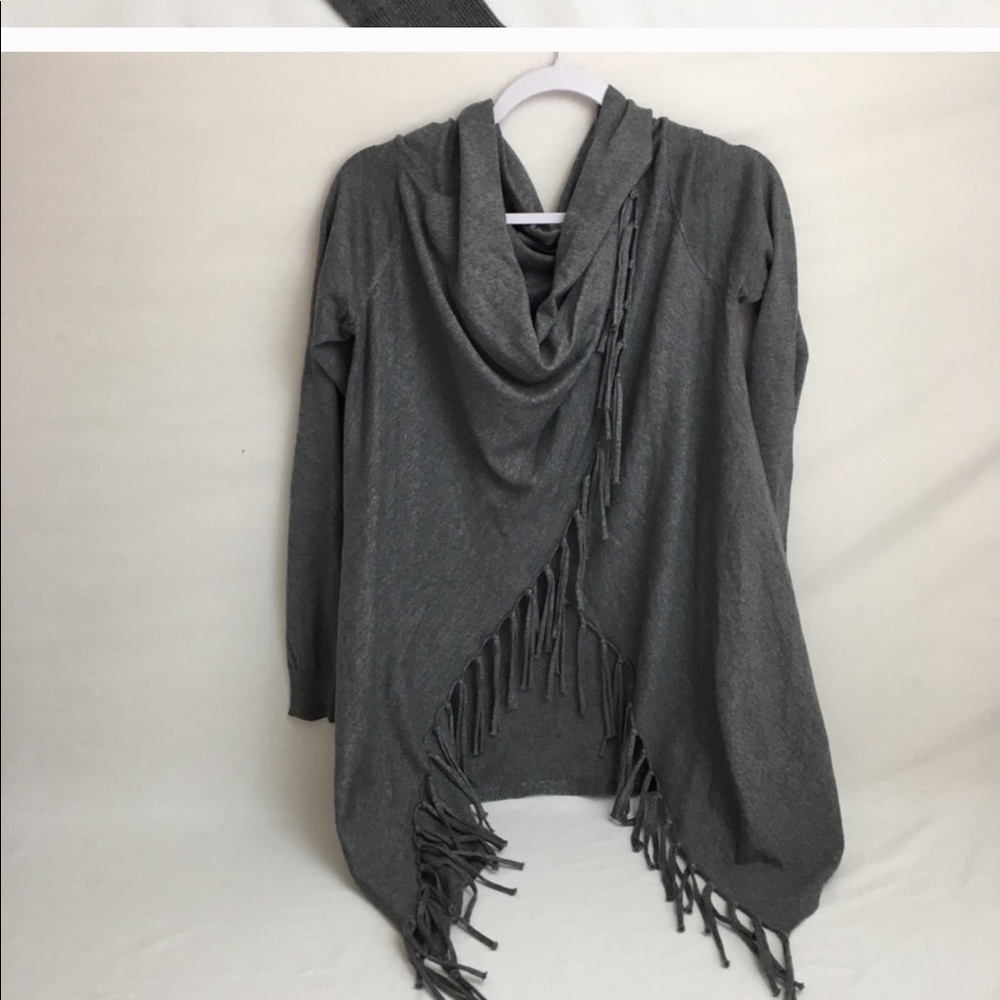 Diane Gilman Waterfall Fringe Cardigan